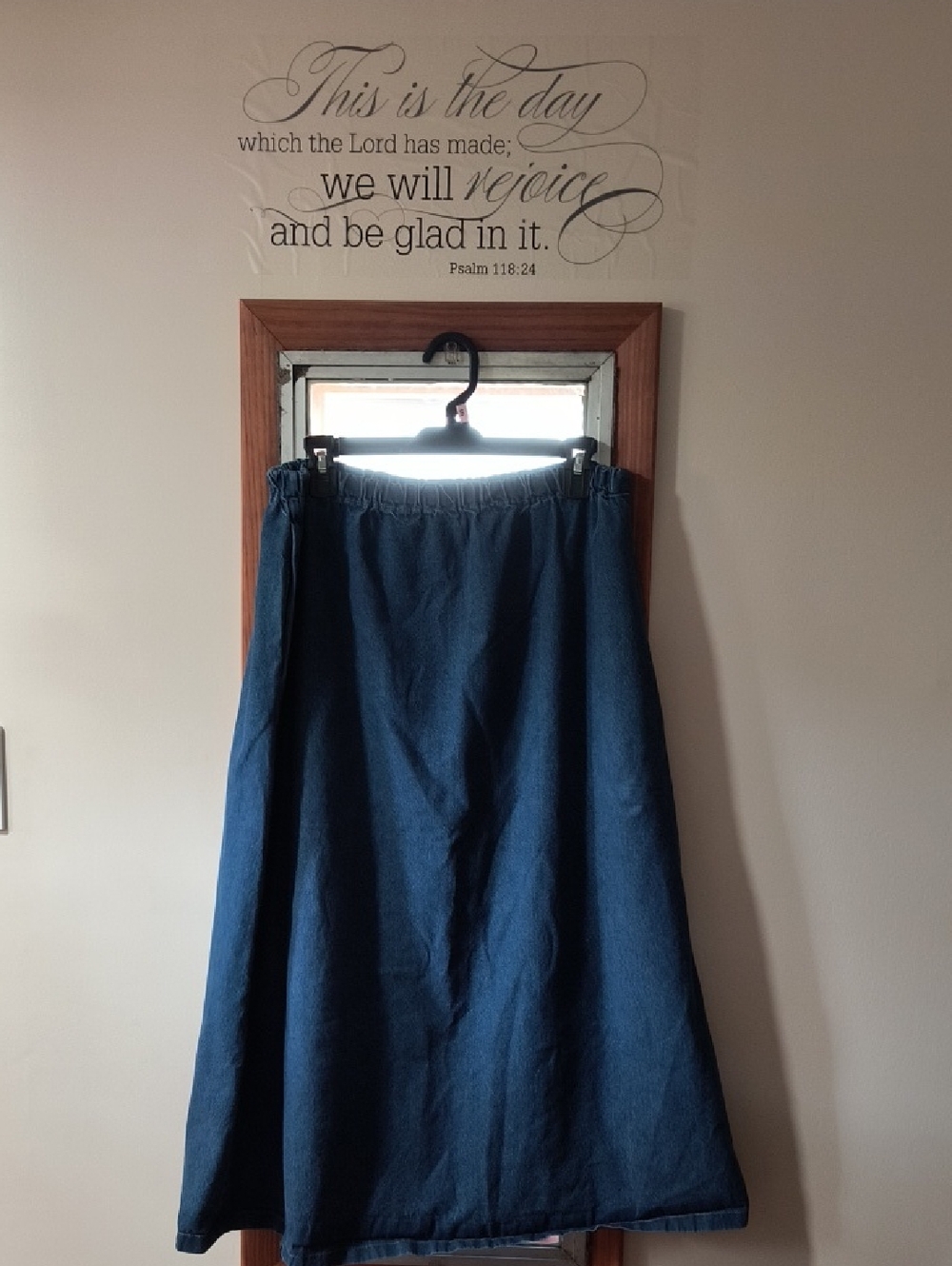 Classic Navy A-Line Women's Skirt